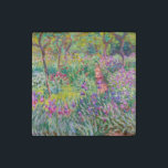 Claude Monet - The Iris Garden at Giverny Stone Magnet<br><div class="desc">The Iris Garden at Giverny / The Artist's Garden at Giverny - Claude Monet,  1899-1900</div>