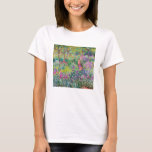 Claude Monet - The Iris Garden at Giverny T-Shirt<br><div class="desc">The Iris Garden at Giverny / The Artist's Garden at Giverny - Claude Monet,  1899-1900</div>