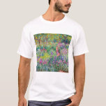 Claude Monet - The Iris Garden at Giverny T-Shirt<br><div class="desc">The Iris Garden at Giverny / The Artist's Garden at Giverny - Claude Monet,  1899-1900</div>