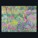 Claude Monet - The Iris Garden at Giverny Tablecloth<br><div class="desc">The Iris Garden at Giverny / The Artist's Garden at Giverny - Claude Monet,  1899-1900</div>