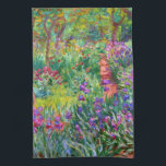 Claude Monet: The Iris Garden at Giverny Tea Towel<br><div class="desc">A colourful classic kitchen towel featuring the iris garden at Giverny,  painted by the French impressionist painter Claude Monet.</div>