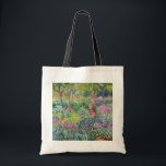 Claude Monet - The Iris Garden at Giverny Tote Bag<br><div class="desc">The Iris Garden at Giverny / The Artist's Garden at Giverny - Claude Monet,  1899-1900</div>
