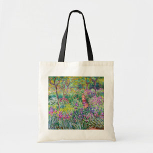 Claude Monet - The Iris Garden at Giverny Tote Bag