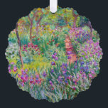 Claude Monet - The Iris Garden at Giverny Tree Decoration Card<br><div class="desc">The Iris Garden at Giverny / The Artist's Garden at Giverny - Claude Monet,  1899-1900</div>
