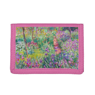Claude Monet - The Iris Garden at Giverny Trifold Wallet