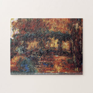 Claude Monet - The Japanese Bridge by Monet Jigsaw Puzzle