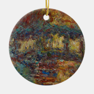 Claude Monet   The Japanese Bridge Ceramic Tree Decoration