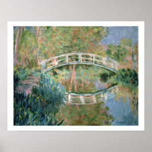Claude Monet   The Japanese Bridge, Giverny Poster