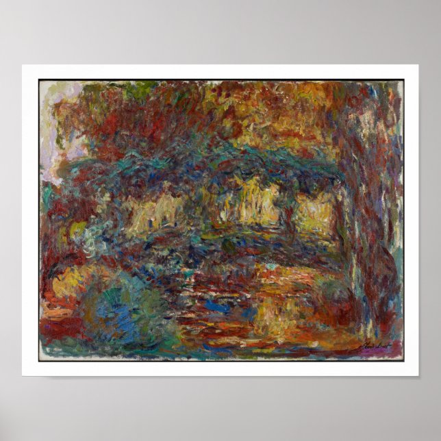 Claude Monet | The Japanese Bridge Poster (Front)