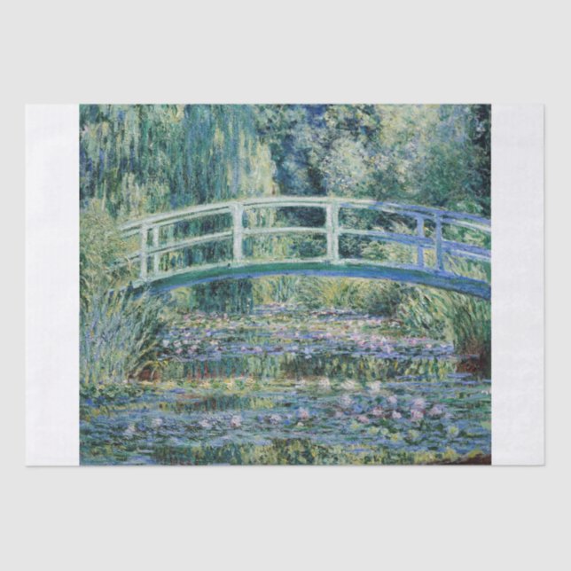 Claude Monet | The Japanese Bridge (The Water-Lily Tissue Paper (Front)