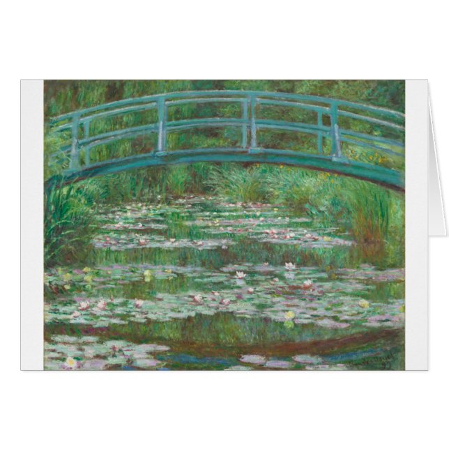 Claude Monet The Japanese Footbridge (Front Horizontal)
