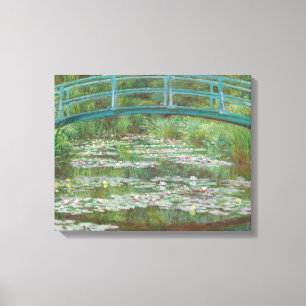 Claude Monet The Japanese Footbridge, 1899 Canvas Print