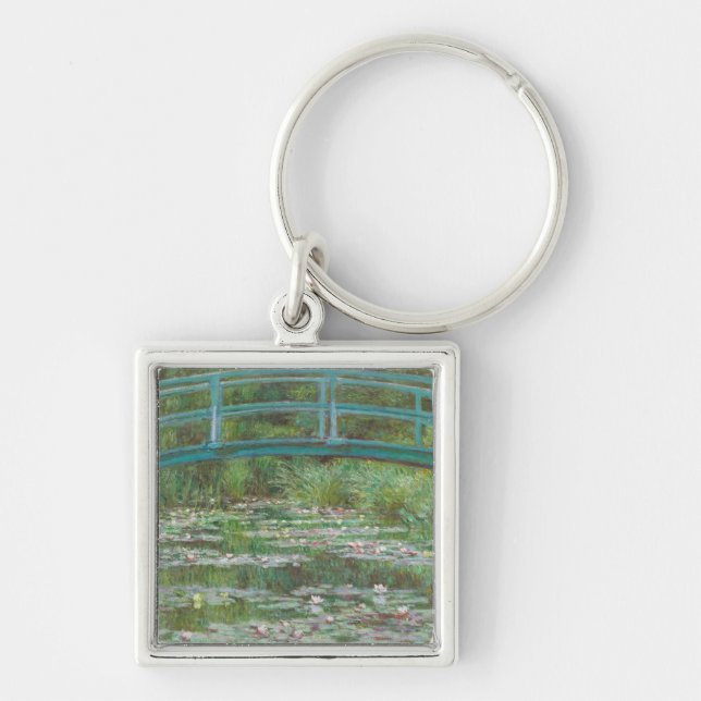Claude Monet | The Japanese Footbridge, 1899 Key Ring (Front)