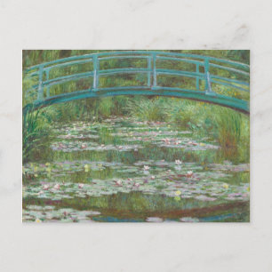 Claude Monet The Japanese Footbridge, 1899 Postcard