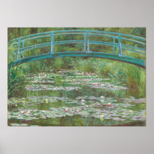 Claude Monet The Japanese Footbridge, 1899 Poster
