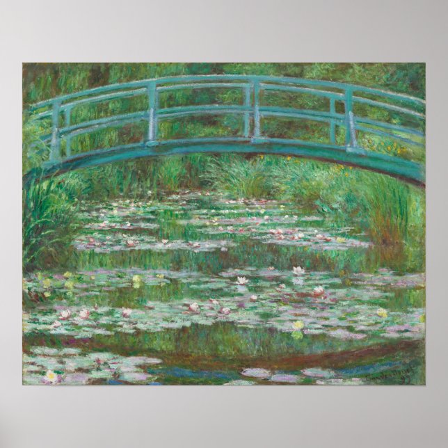 Claude Monet The Japanese Footbridge 1899 Poster (Front)