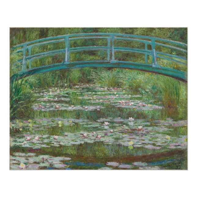 Claude Monet | The Japanese Footbridge, 1899 Poster (Front)