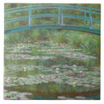 Claude Monet | The Japanese Footbridge, 1899 Tile<br><div class="desc">The Japanese Footbridge,  1899 (oil on canvas)| by  Claude Monet | Art Location: National Gallery of Art Washington DC| French Artist | Image Collection Number: XOS741957</div>