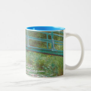 Claude Monet   The Japanese Footbridge, 1899 Two-Tone Coffee Mug