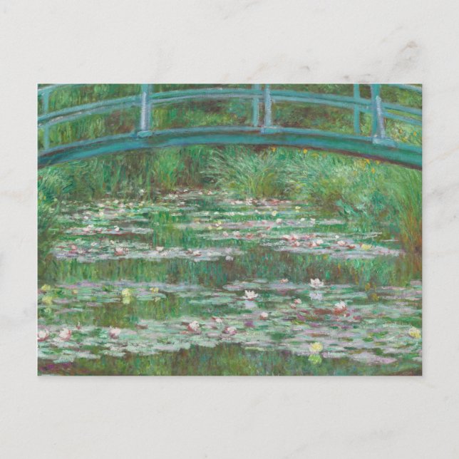 Claude Monet - The Japanese Footbridge Holiday Postcard (Front)