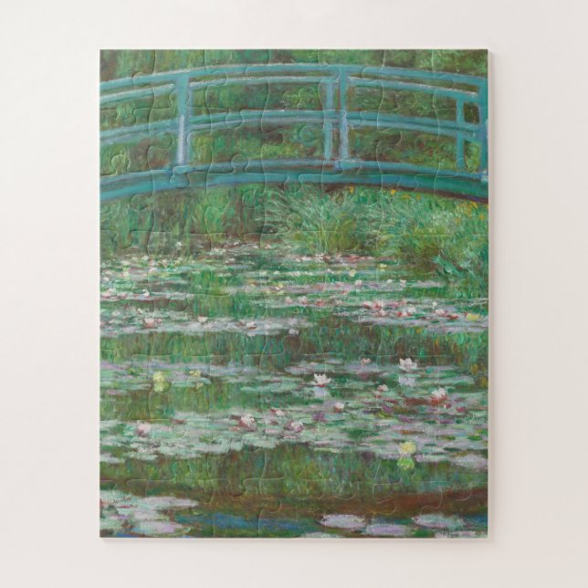 Claude Monet - The Japanese Footbridge Jigsaw Puzzle (Vertical)