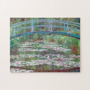 Claude Monet The Japanese Footbridge Jigsaw Puzzle
