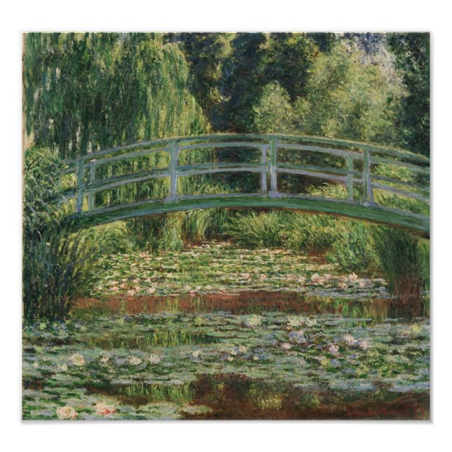 Claude Monet - The Japanese Footbridge Photo Print (Front)