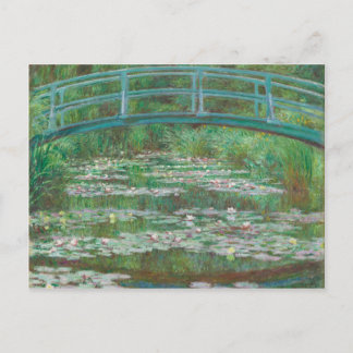 Claude Monet - The Japanese Footbridge Postcard