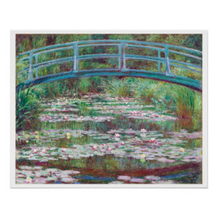Claude Monet The Japanese Footbridge Poster