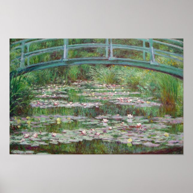 Claude Monet - The Japanese Footbridge Poster (Front)