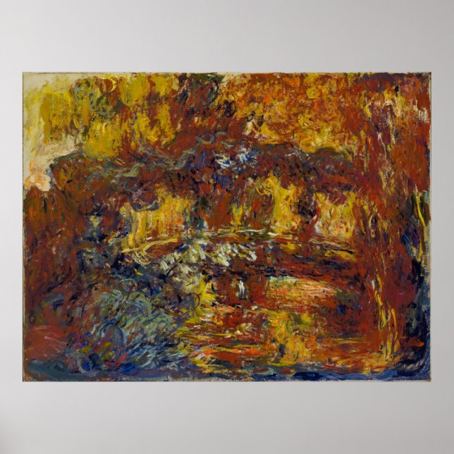 Claude Monet - The Japanese Footbridge Poster (Front)