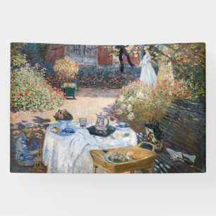 Claude Monet - The Luncheon, decorative panel Banner
