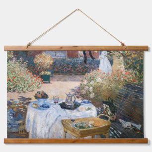 Claude Monet - The Luncheon, decorative panel Hanging Tapestry