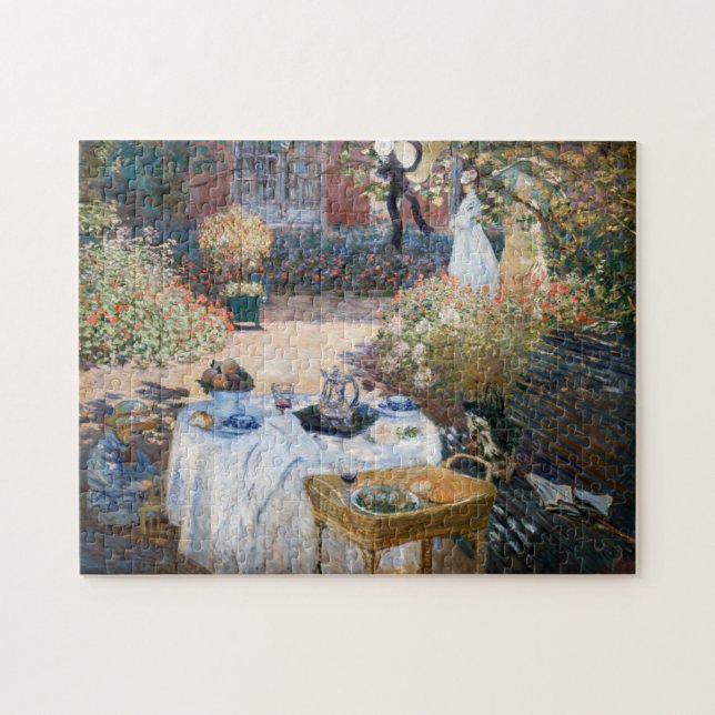 Claude Monet - The Luncheon, decorative panel Jigsaw Puzzle (Horizontal)