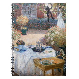 Claude Monet - The Luncheon, decorative panel Notebook