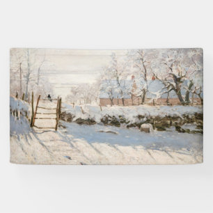 Claude Monet - The Magpie Banner