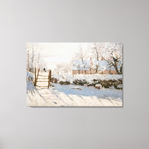 Claude Monet - The Magpie Canvas Print