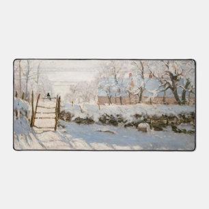 Claude Monet - The Magpie Desk Mat
