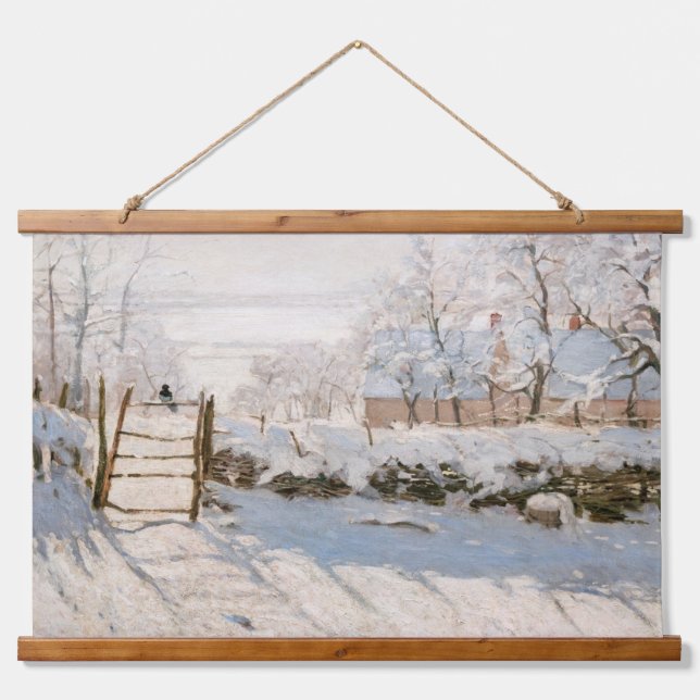 Claude Monet - The Magpie Hanging Tapestry (Front)