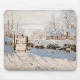 Claude Monet - The Magpie Mouse Mat