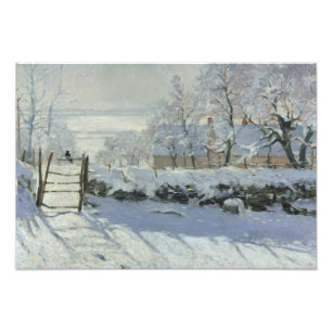 Claude Monet - The Magpie Photo Print