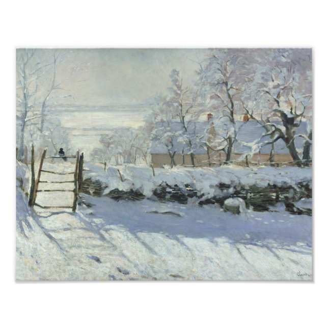 Claude Monet - The Magpie Photo Print (Front)
