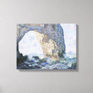 Claude Monet The Manneporte Etretat Canvas Print