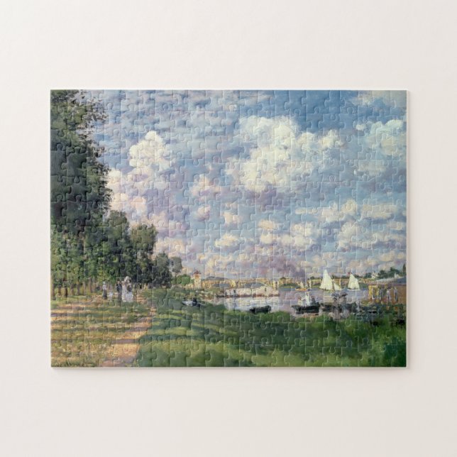 Claude Monet | The Marina at Argenteuil, 1872 Jigsaw Puzzle (Horizontal)