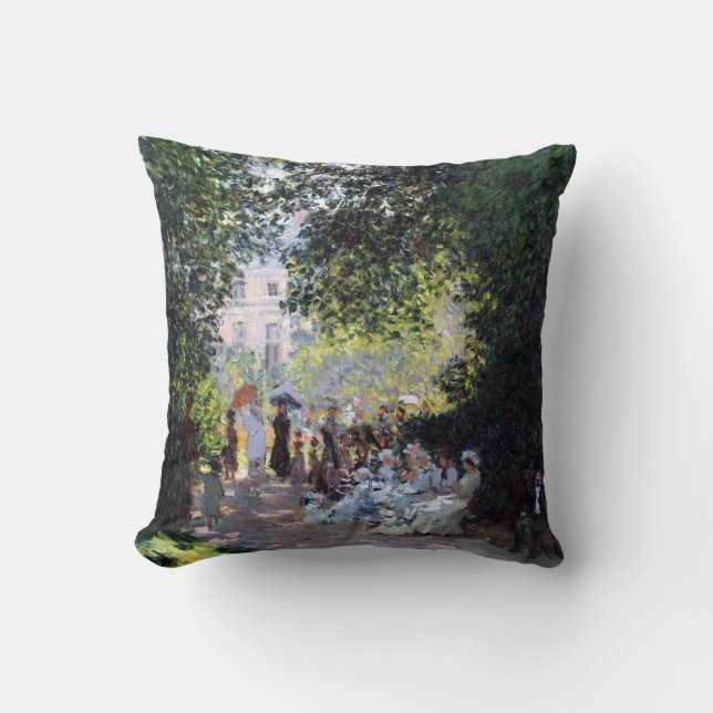 Claude Monet The Parc Monceau Cushion (Front)