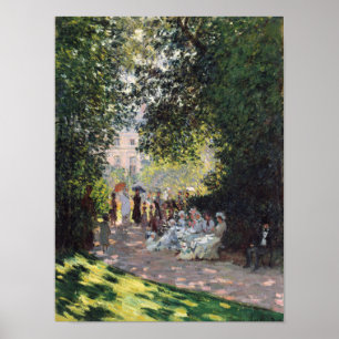 Claude Monet The Parc Monceau Poster