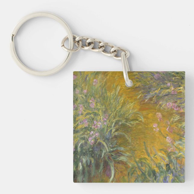 Claude Monet | The Path through the Irises Key Ring (Front)