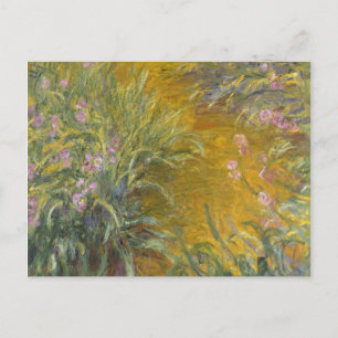 Claude Monet The Path through the Irises Postcard
