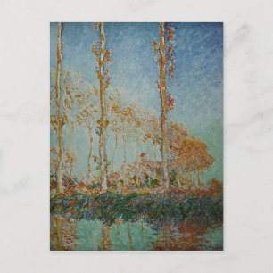 Claude Monet - The Poplars Artwork Postcard