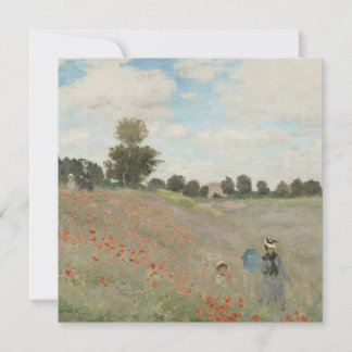 Claude Monet The Poppy Field near Argenteuil